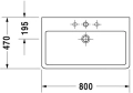 Duravit Vero umywalka 80x47cm 0454800000