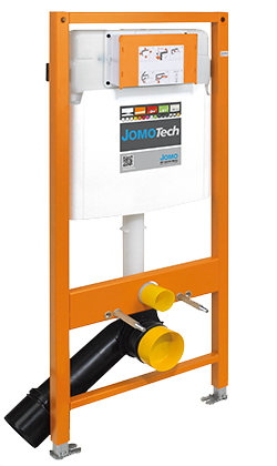 Werit JOMOTech stelaż podtynkowy do wc h-112cm, 4:1, przycisk biały+mata 174-91100900-00