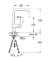 Grohe Minta bateria zlewozmywakowa z wyciąganą wylewką 32067000