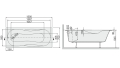 Sanplast AS wanna prostokątna WP/AS+STW 70x150cm 610-130-0022-01-000