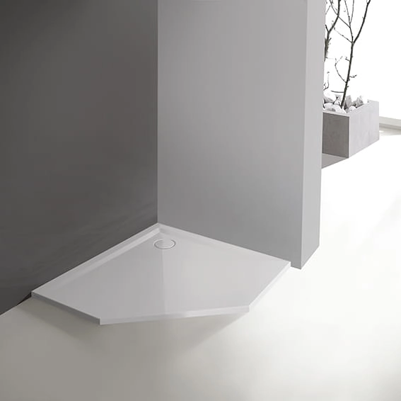 Sanplast Space Mineral brodzik pięciokątny BPK-M/SPACE 100x100x1,5 645-290-0840-01-000