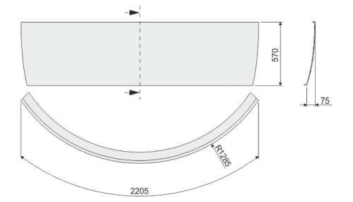 Sanplast Free Line obudowa wanny OWS/FREE 135x135 620-040-0521-01-000