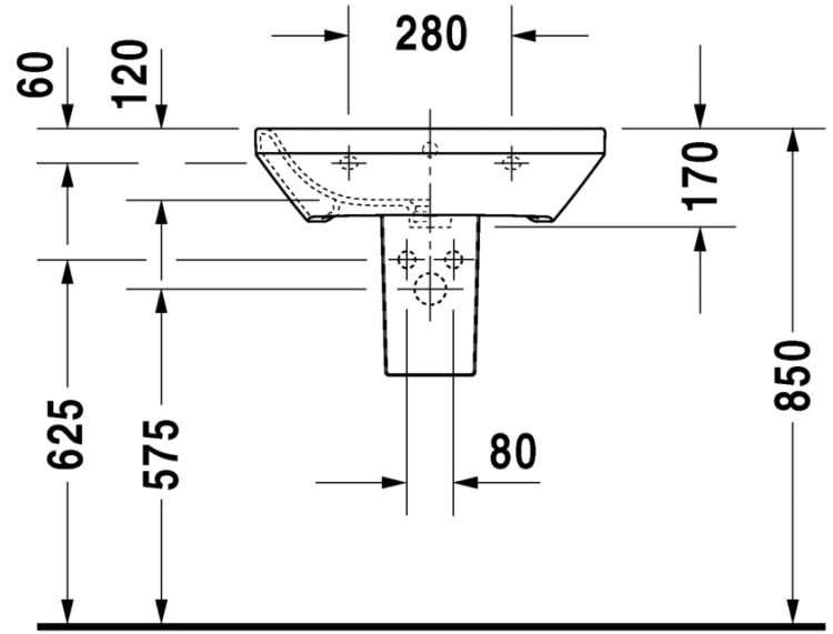 Duravit Durastyle umywalka 60x44cm 2319600000