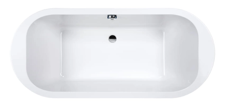 Sanplast Free Line wanna owalna wolnostojąca WOW-kpl/FREE 80x180+ST25 610-040-1180-01-000