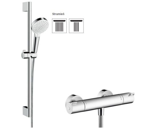 HansGrohe Crometta Vario Combi 1001 CL 0,65 m zestaw prysznicowy 27812400