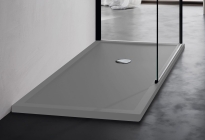 Novellini Olympic Plus brodzik prostokątny 120x90x4,5cm, szary RAL 7037 OL120904-29