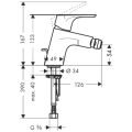  HansGrohe Focus bateria bidetowa 31920000