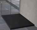 Novellini Novosolid brodzik kwadratowy 100x100x3,5cm, czarny mat NOS1004-28