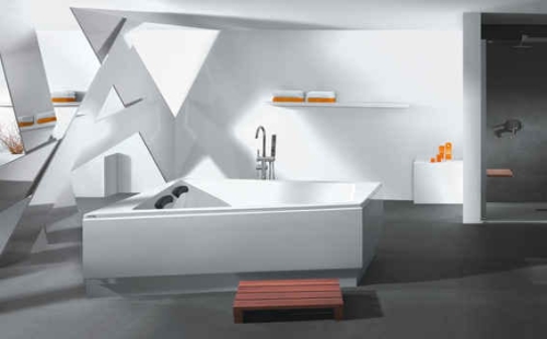 Sanplast Space Line wanna narożna asymetryczna lewa WTL-kpl/SPACE 140x180+SP 610-100-1250-01-000