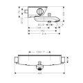 HansGrohe Ecostat Select bateria wannowa z termostatem 13141000