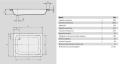 Kaldewei Sanidusch brodzik prostokątny 80x100x14cm model 550 4406.0001.0001