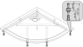 Sanplast stelaż do brodzików STS-074 194-E1414