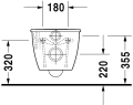 Duravit Darling New miska podwieszana 54x35,5cm 2545090000 