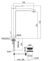 Paffoni Level Standard bateria umywalkowa wysoka LES085CR