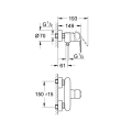 Grohe Eurostyle Cosmopolitan bateria natryskowa 33590002