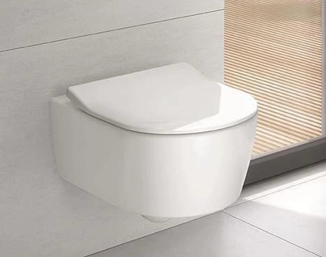 Villeroy&Boch Avento DirectFlush miska podwieszana 53x37,5 cm z deską wolnoopadającą Slim Seat 5656RS01