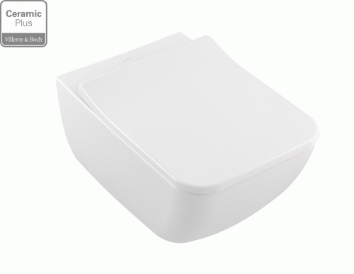 Villeroy&Boch Venticello DirectFlush miska podwieszana 56x37,5cm z deską wolnoopadającą, CeramicPlus 4611RSR1