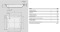 Kaldewei Sanidusch brodzik kwadratowy 80x80x14cm model 395 3310.0001.0001 
