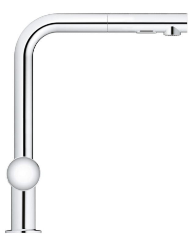 Grohe Minta bateria zlewozmywakowa z wyciąganą wylewką 30274000