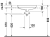 Duravit Vero umywalka wpuszczana w blat 55x46,5cm 0315550030 