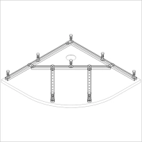 Sanplast stelaż do brodzików STS-077 194-E1417