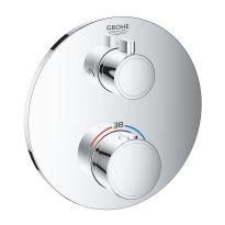 GROHE Grohtherm bateria termostatyczna do obsługi dwóch wyjść, element zewnętrzny  24076000