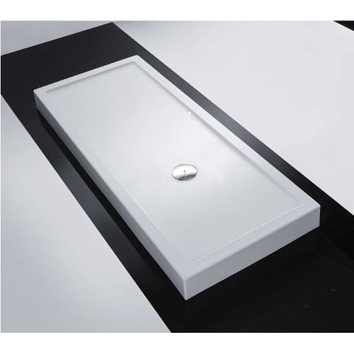 Novellini Olympic Plus brodzik prostokątny 150x70x12,5cm ze zintegrowaną obudową, biały mat OL1507011-79
