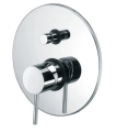Paffoni Light bateria wannowo-natryskowa podtynkowa, chrom LIG015CR