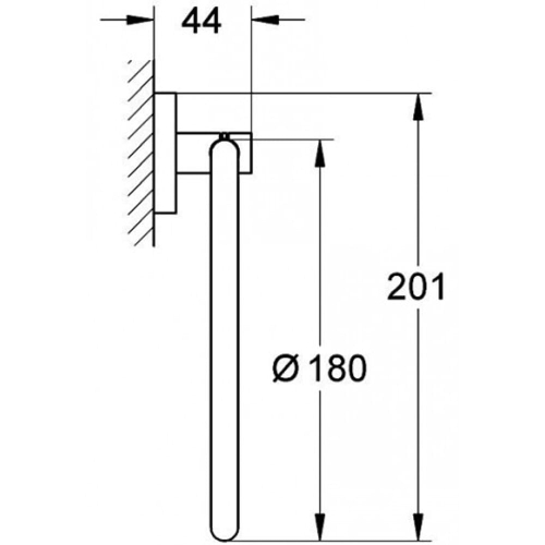 Grohe Essentials wieszak na ręcznik 40365001