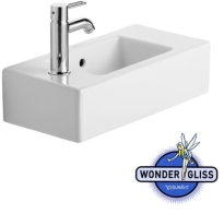 Duravit Vero umywalka mała 50x25cm, otwór z lewej strony WonderGliss 07035000091