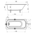 Ravak Chrome wanna prostokątna 160x70 cm C731000000