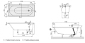 Villeroy&Boch Oberon wanna prostokątna 170x70 cm BQ177OBE2V-01