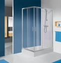 Sanplast TX5b kabina prostokątna 100x80cm KN/TX5b-80x100-W0, szkło bezbarwne, profile srebrny błyszczący 600-271-0200-38-401