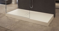 Novellini Custom brodzik prostokątny 120x80x12cm ze zintegrowaną obudową, beżowy CU1208011-11