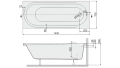 Sanplast Idea wanna prostokątna WP/IDEA+STW 70x140cm 610-180-0340-01-000