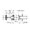 Grohe element podtynkowy baterii umywalkowej 23571000