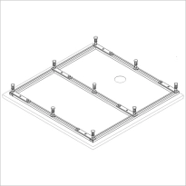 Sanplast stelaż do brodzików STS-090 194-E1430