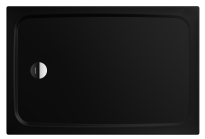 Kaldewei Cayonoplan brodzik prostokątny 90x100x1,8cm, z obniżonym nośnikiem, model 2257-5, czarny lava matowy IV, 3617.4798.0717