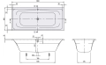 Villeroy&Boch Avento wanna prostokątna 180x80cm UBA180AVN2V01