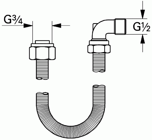 Grohe Talentofill zestaw przyłączeniowy 28993000
