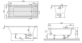 Villeroy&Boch Omnia Architectura wanna prostokątna 170x70cm UBA177ARA2V01