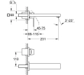 Grohe Eurocube M-Size bateria umywalkowa podtynkowa 23447000