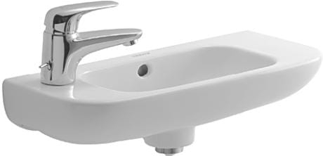 Duravit D-code umywalka mała 50x22 cm z otworem z lewej 07065000092