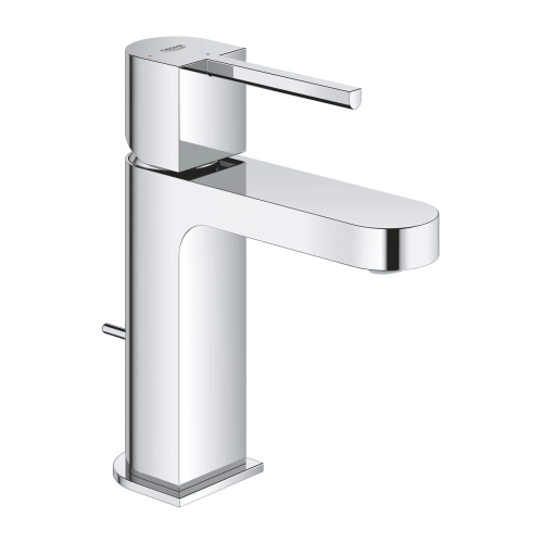 Grohe Plus S-size bateria umywalkowa, Eco z korkiem z cięgnem 23870003