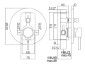 Bateria wannowa podtynkowa Paffoni Stick SK015CR