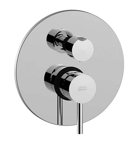 Paffoni Light bateria wannowo-natryskowa podtynkowa, 3-drożna, chrom LIG019CR
