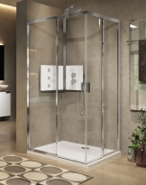 Novellini Lunes 2.0 AH kabina prostokątna 90x85cm, lewa LUNAH87LSAH81LD-1K