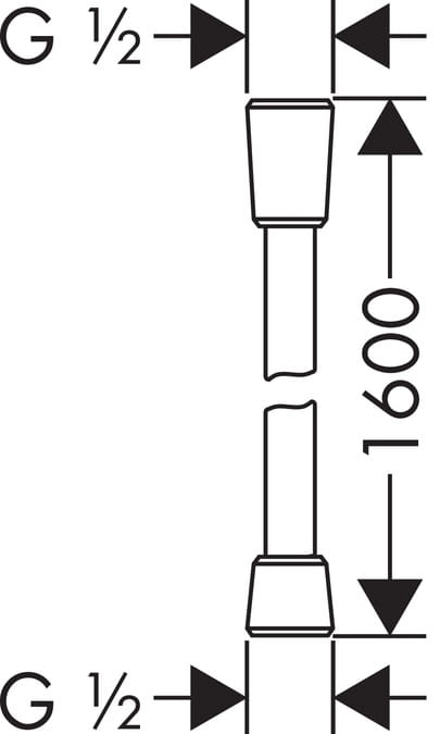 HansGrohe IsiFlex wąż prysznicowy 160 cm 28276000