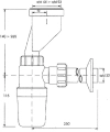 McAlpine syfon pisuarowy HC2PO