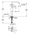 Grohe Essence New bateria umywalkowa XL, bez korka 32901001